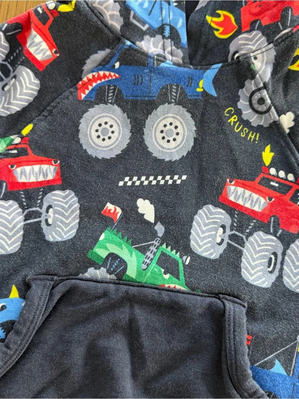 Little Sleepies Monster Truck Madness Pullover Hoodie